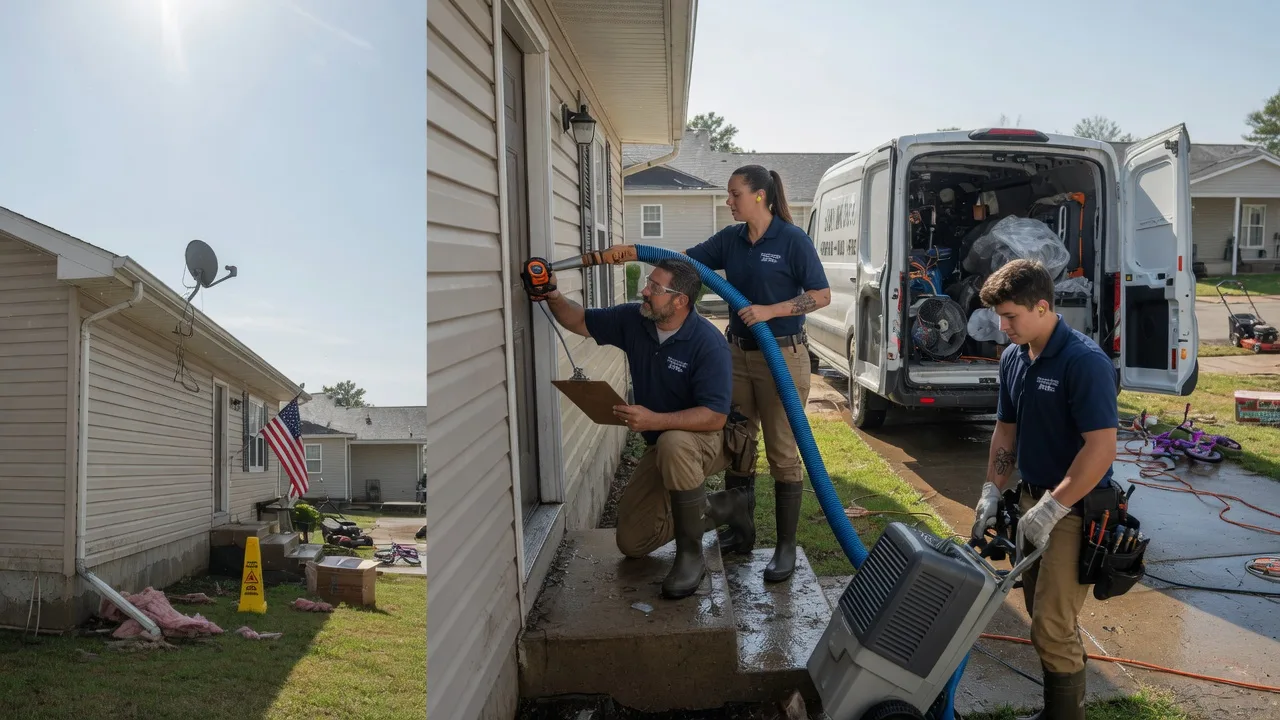 Ceiling Water Damage Restoration in Aviston, IL near me